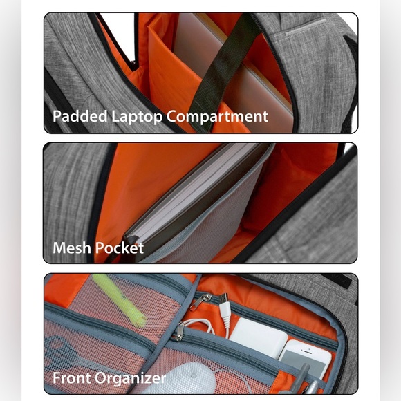 USB Laptop Backpack - Picture 7 of 7